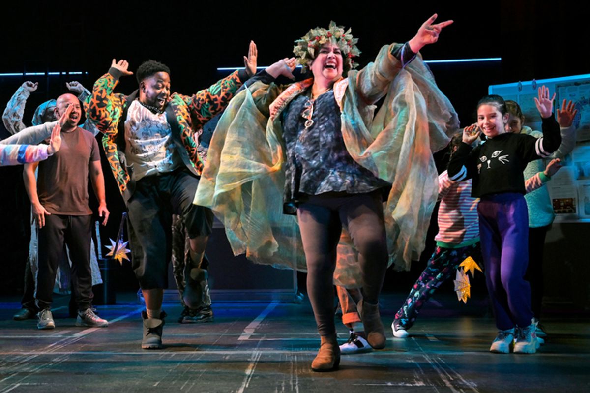 Catherine Castellanos and cast at 