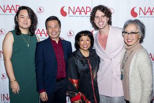 Cheeyang Ng, Steven Eng, Baayork Lee, Eric Sorrels and Nina Zoie Lam @ BroadwayWorld Cheeyang Ng, Steven Eng, Baayork Lee, Eric Sorrels and Nina Zoie Lam Photo
