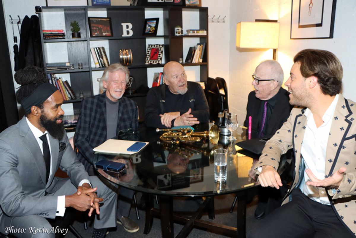 Obed Calvaire, Alan Broadbent,  Warren Vache, Jay Leonhart, Adrian Galante at 