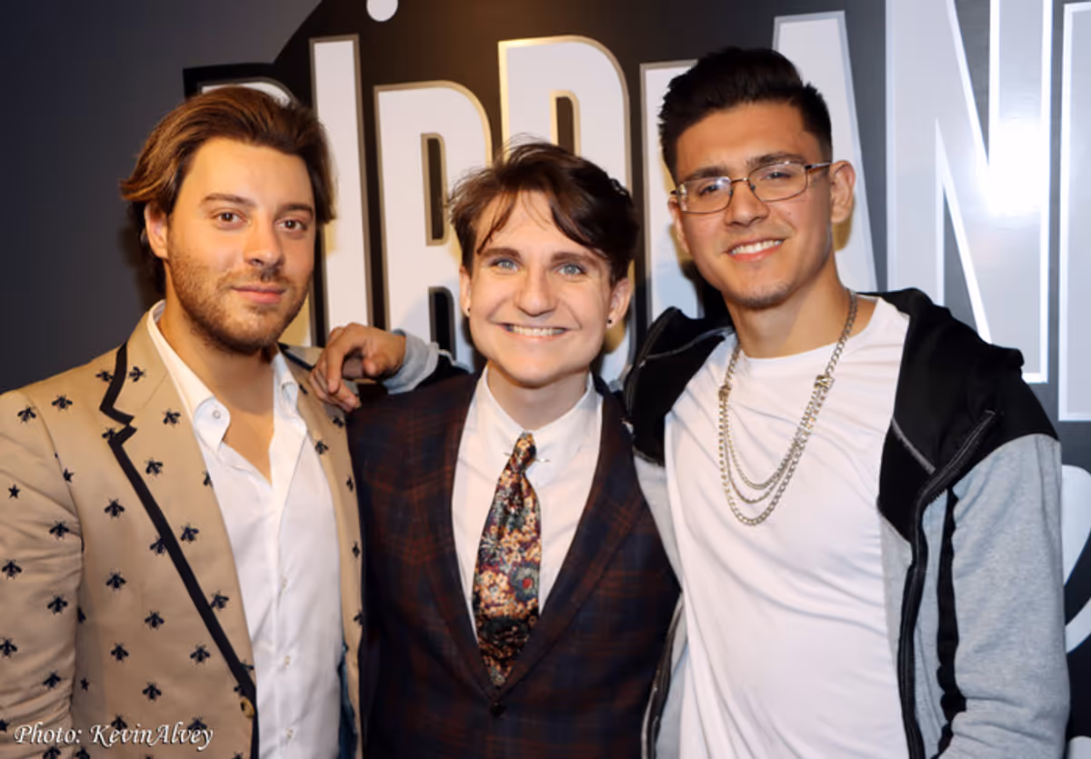 Adrian Galante, Bryce Edwards, Algonzo at Photos: Adrian Galante at Birdland Theater