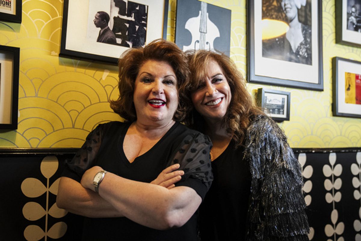 Klea Blackhurst, Debbie Gravitte at 