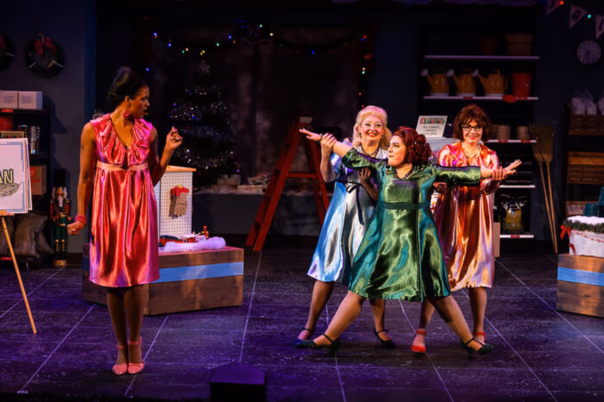 Pearl Scott, Talia Cutulle, Sarah Morin, and Lisa Kate Joyce at Photos/Video: WINTER WONDERETTES at Greater Boston Stage Company