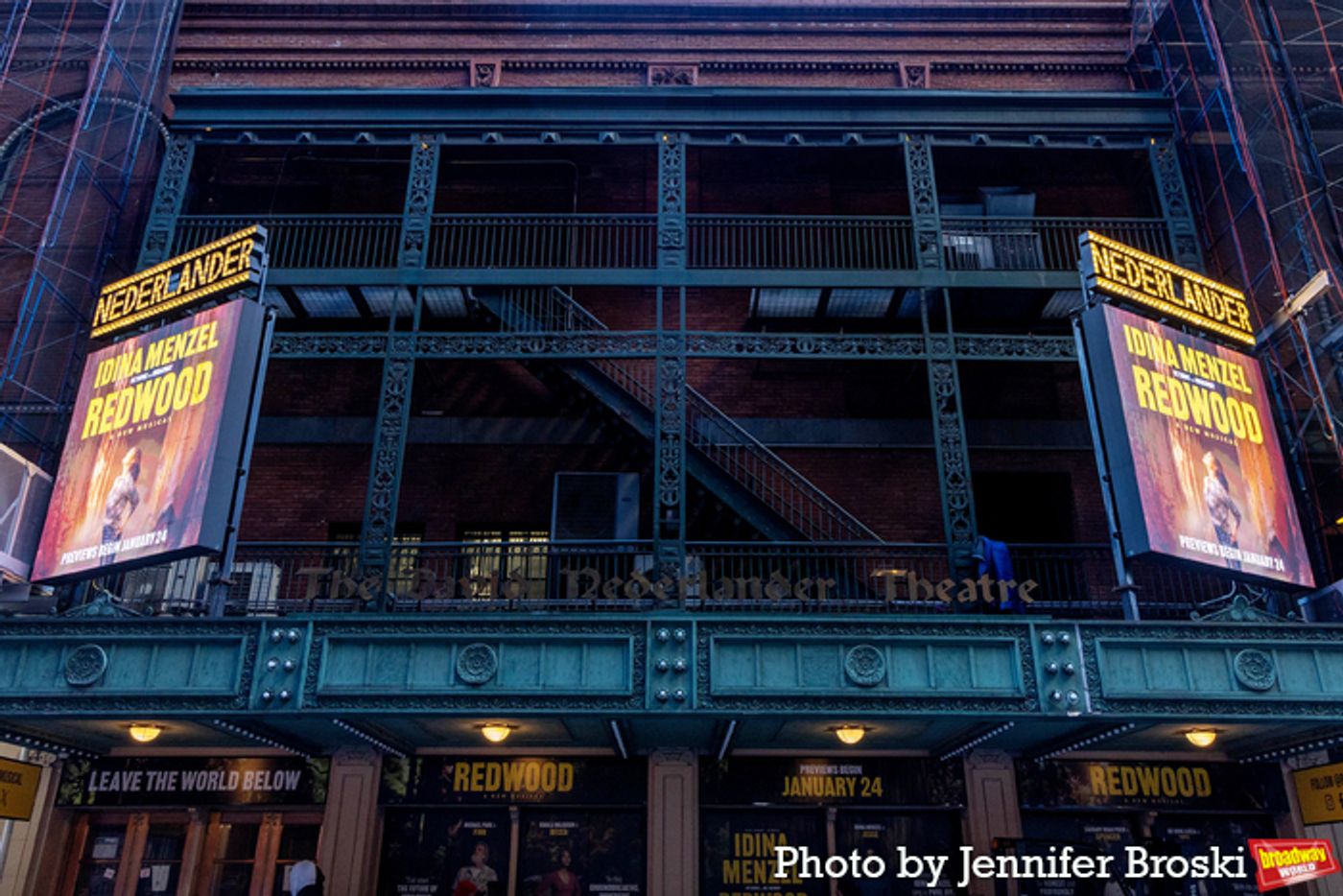 Up on the Marquee: REDWOOD Up on the Marquee: REDWOOD Image
