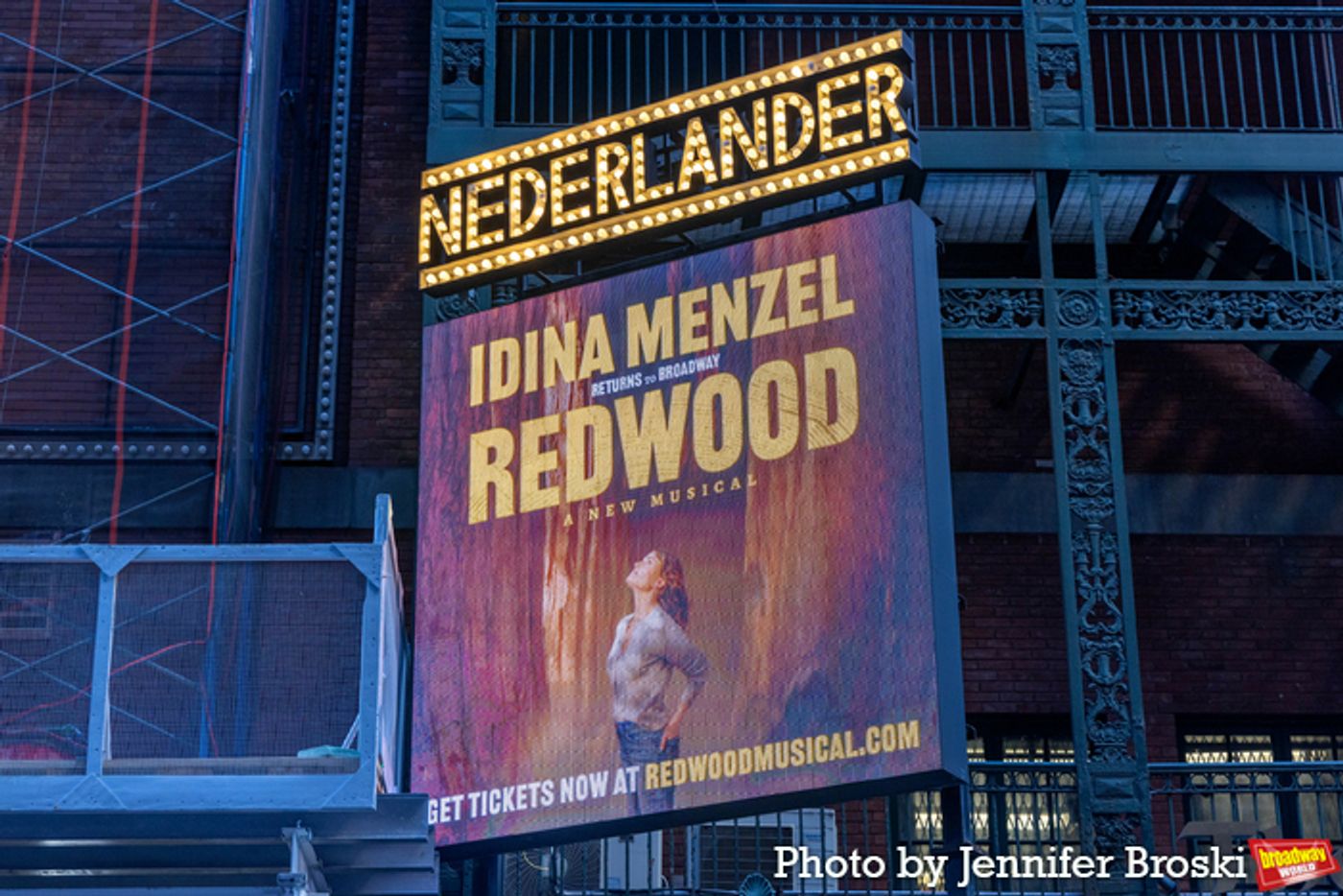 Up on the Marquee: REDWOOD Up on the Marquee: REDWOOD Image