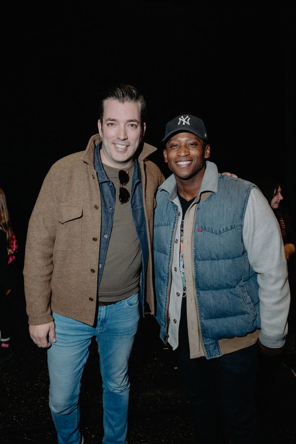 Zooey Deschanel and Jonathan Scott  Visit Back to the Future on Broadway  Photo