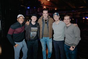 Zooey Deschanel and Jonathan Scott Visit Back to the Future on Broadway @ BroadwayWorld Zooey Deschanel and Jonathan Scott Visit Back to the Future on Broadway Photo