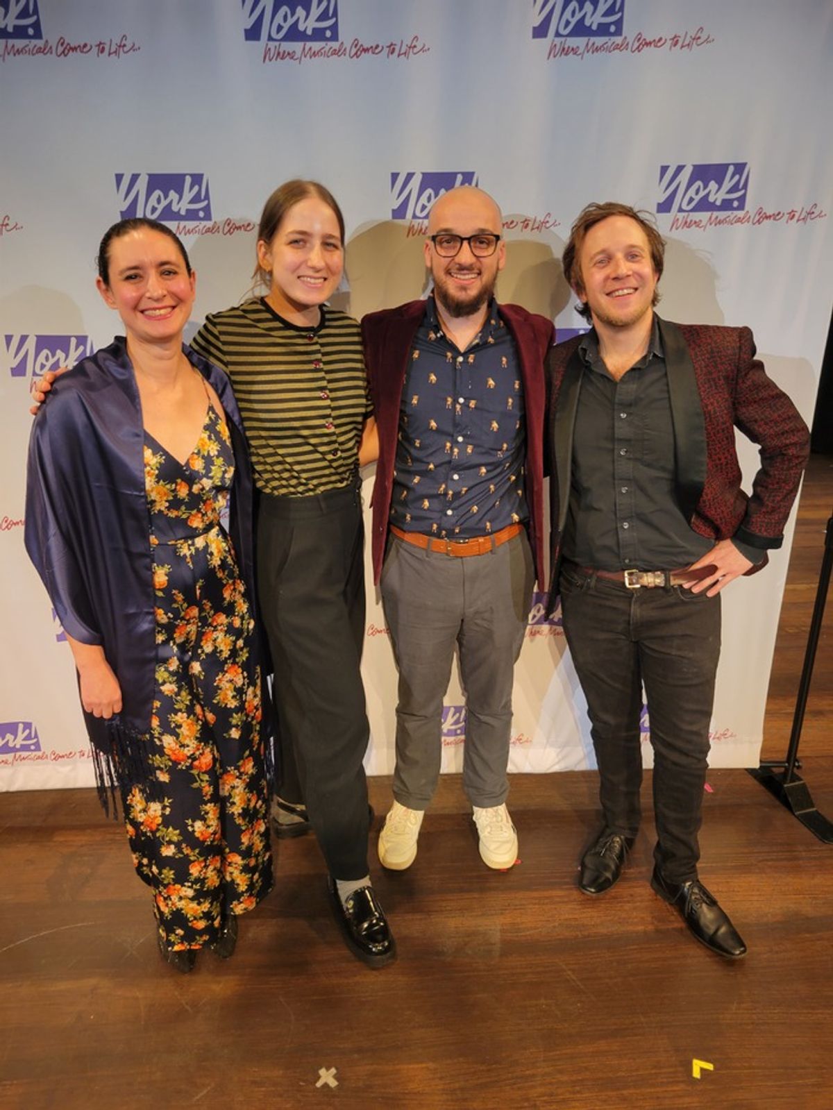 Polly Solomon, Kristen Paigem, Brian Pacelli, Julian Evans at 