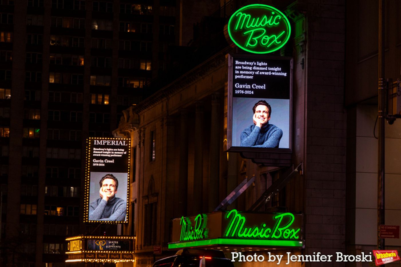 Photos: Broadway Marquees Dim In Honor Of Gavin Creel  Image