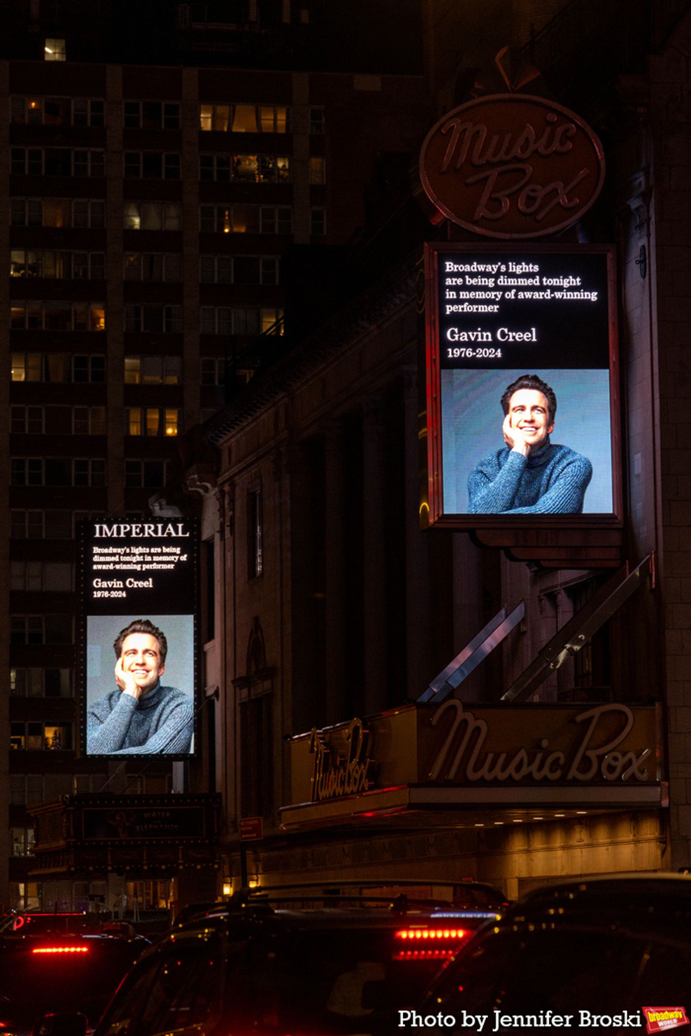 Photos: Broadway Marquees Dim In Honor Of Gavin Creel  Image