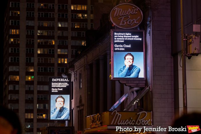 Photos: Broadway Marquees Dim In Honor Of Gavin Creel — photo 6 of 9