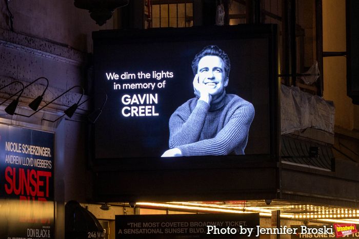 Photos: Broadway Marquees Dim In Honor Of Gavin Creel — photo 7 of 9