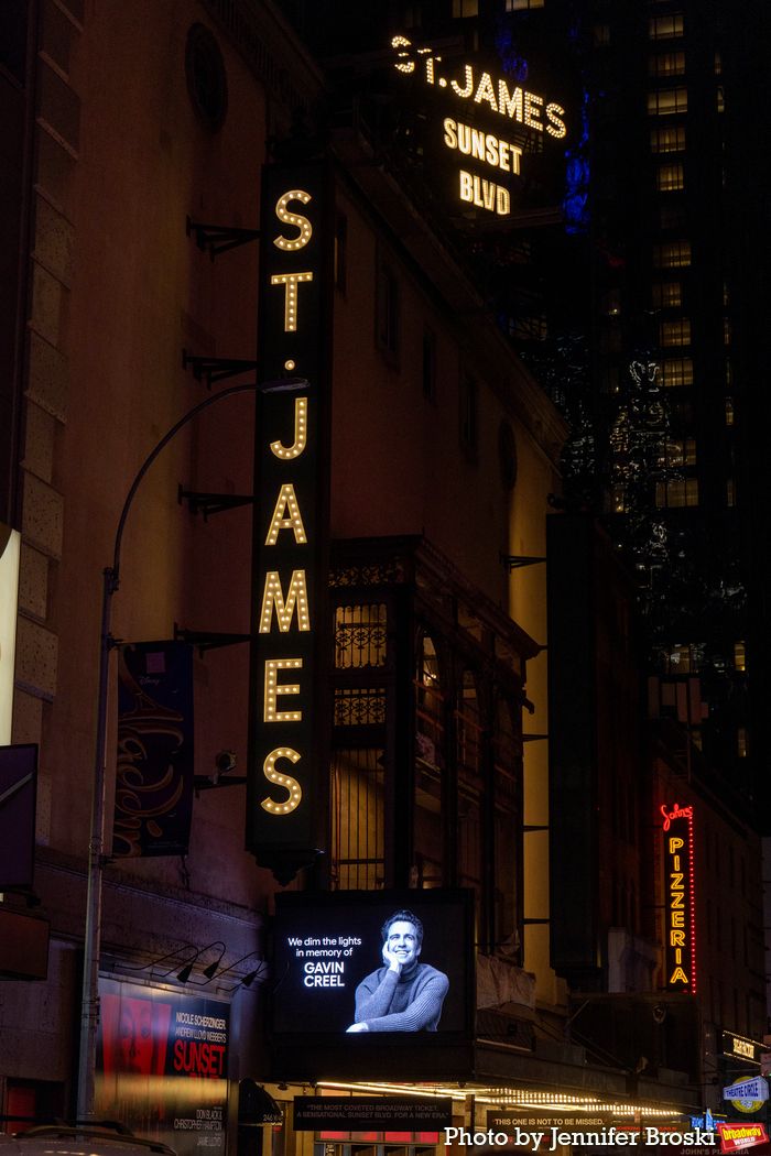Photos: Broadway Marquees Dim In Honor Of Gavin Creel — photo 8 of 9