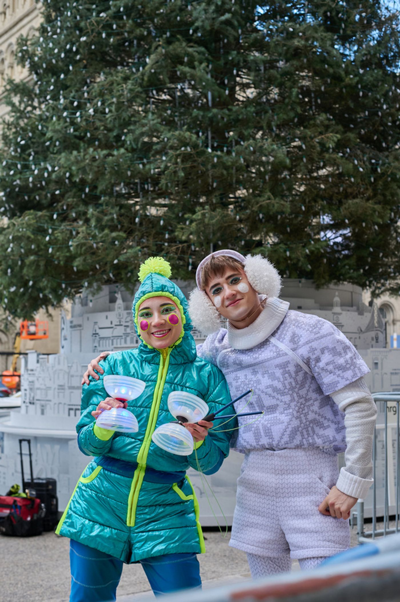 Photos: Cirque Du Soleil's TWAS THE NIGHT BEFORE Visits City Hall's Philly Holiday Tree Photos: Cirque Du Soleil's TWAS THE NIGHT BEFORE Visits City Hall's Philly Holiday Tree Image