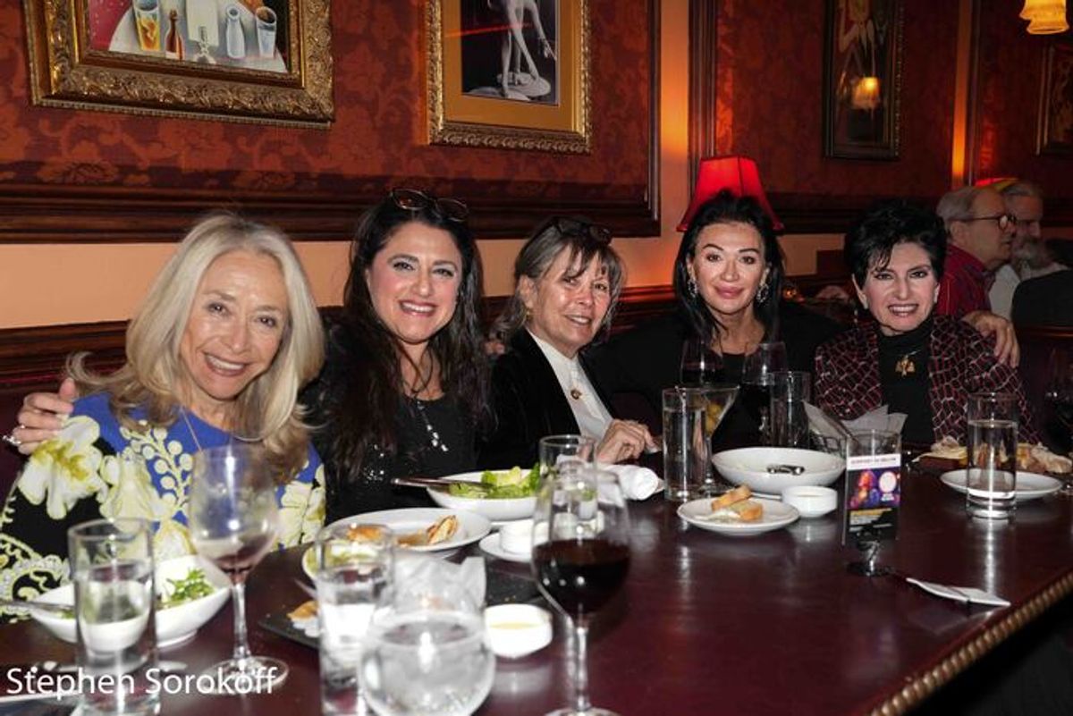 Eda Sorokoff, Lauren Lazare Ratner, Sheila Jaffe, Claire Mercuri at 