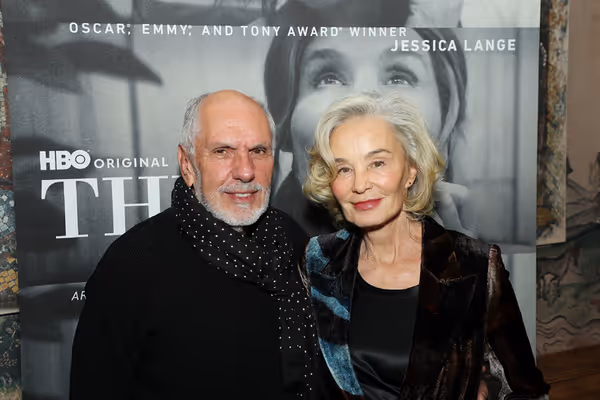 Michael Cristofer (Director) and Jessica Lange Photo