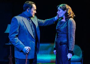 Ben Veatch (Gottfried Swetts), Katherine Schwartz (Agnes Eggling) Photo