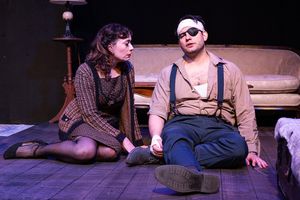 Katherine Schwartz (Agnes Eggling), Ra l Alonso (Vealtninc Husz) @ BroadwayWorld Katherine Schwartz (Agnes Eggling), Ra l Alonso (Vealtninc Husz) Photo