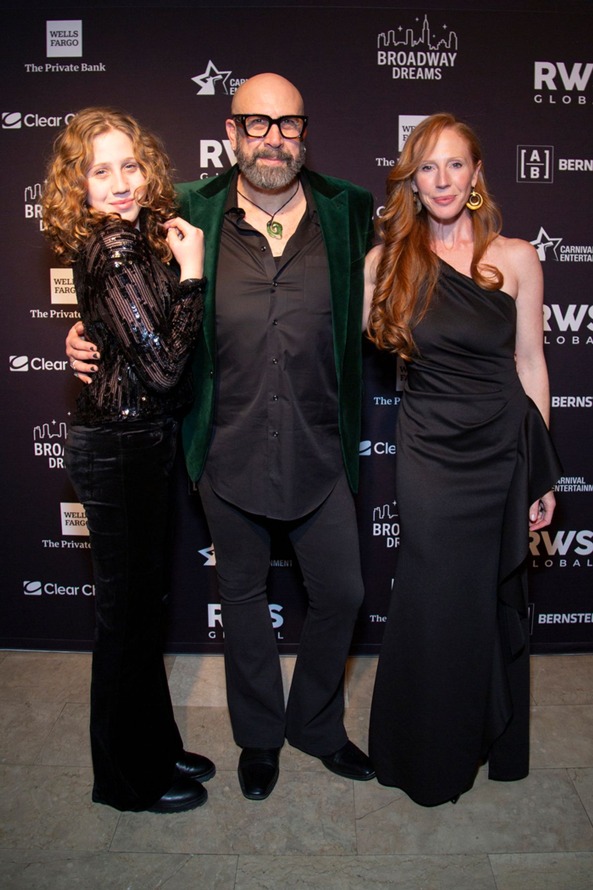 Gus Shonfeld, Jeremy Shonfeld, and Sarah-Jane Casey at 