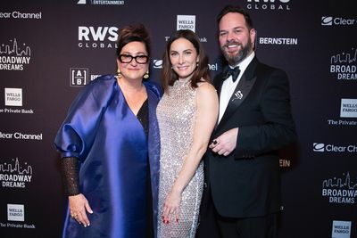 Annette Tanner, Laura Benanti and Ryan Ratelle Photo