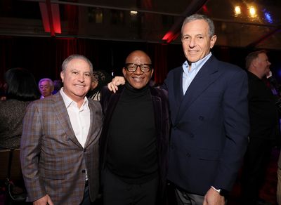 HOLLYWOOD, CALIFORNIA - DECEMBER 09: (L-R) Alan Bergman, Co-Chairman, Disney Entertai Photo