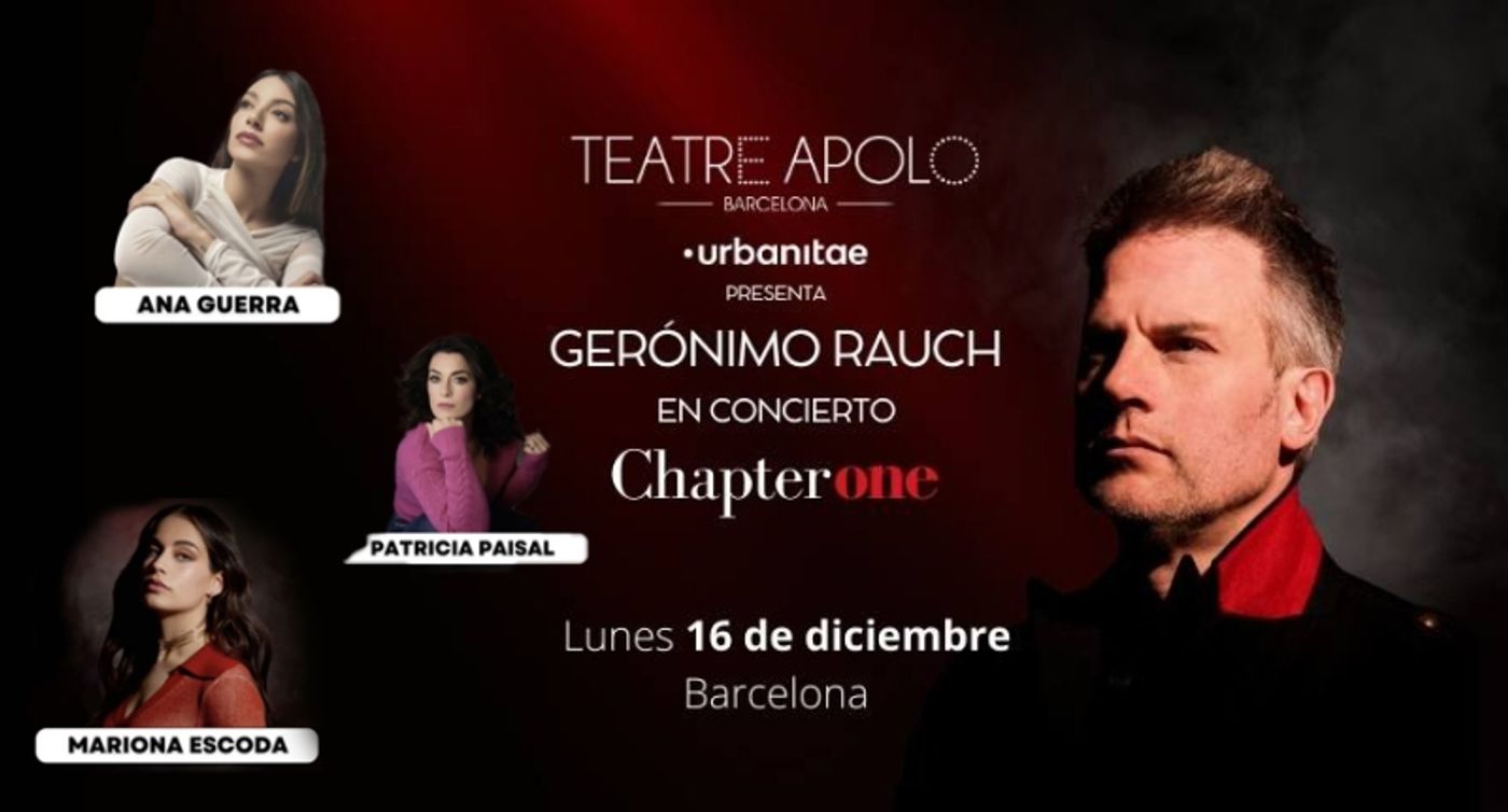 Ana Guerra, Mariona Escoda y Patricia Paisal serán las invitadas de Gerónimo Rauch en su concierto en Barcelona Ana Guerra, Mariona Escoda y Patricia Paisal serán las invitadas de Gerónimo Rauch en su concierto en Barcelona Image