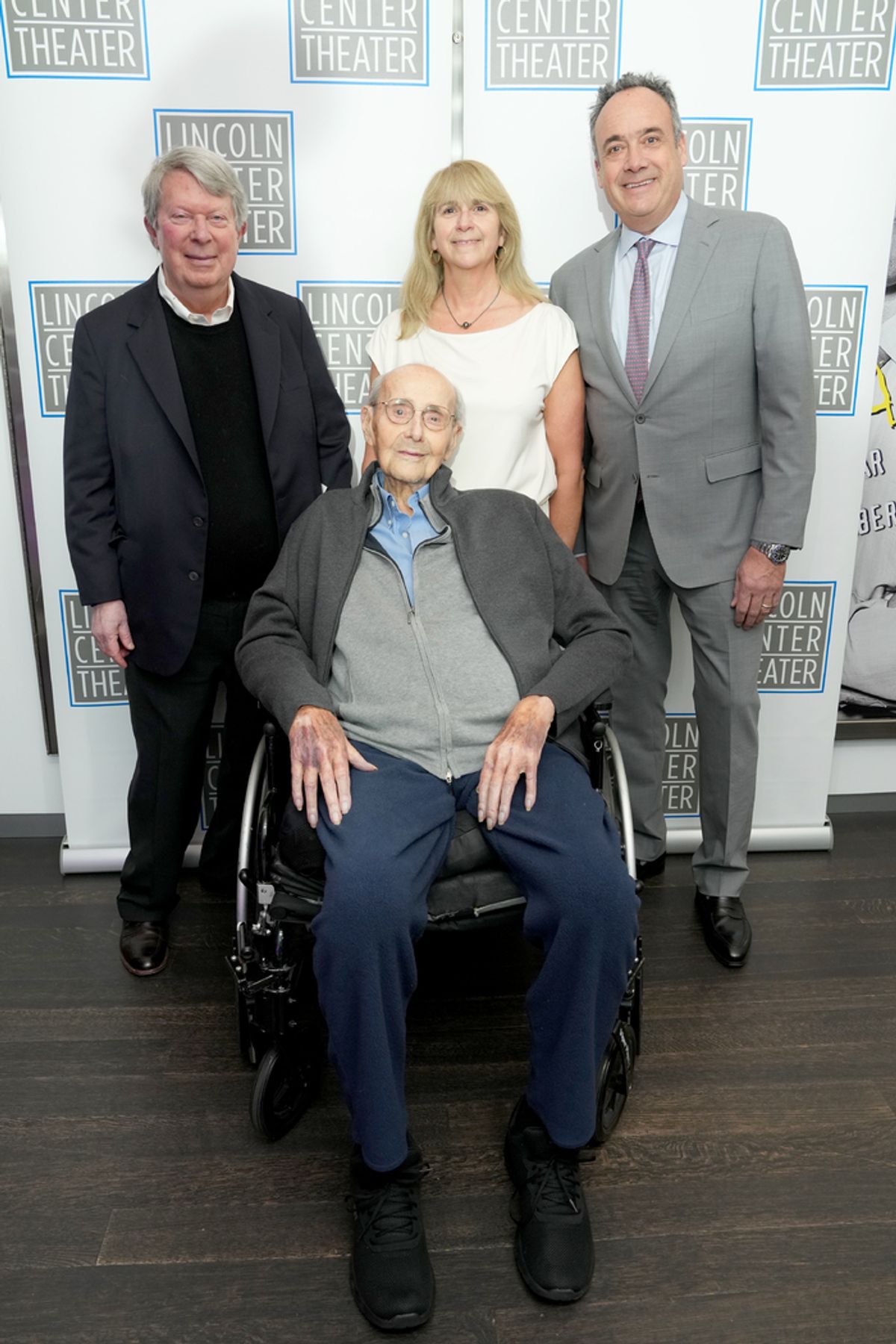 André Bishop, Leonard Tow, Emily Tow Jackson, and Andrew Tow  at 