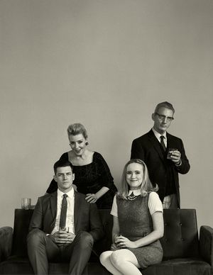 Lin Gathright as Martha, Logan Macrae as Nick, Casey Groves as George and Jaclyn Bethany as Honey @ BroadwayWorld Lin Gathright as Martha, Logan Macrae as Nick, Casey Groves as George and Jaclyn Beth Photo