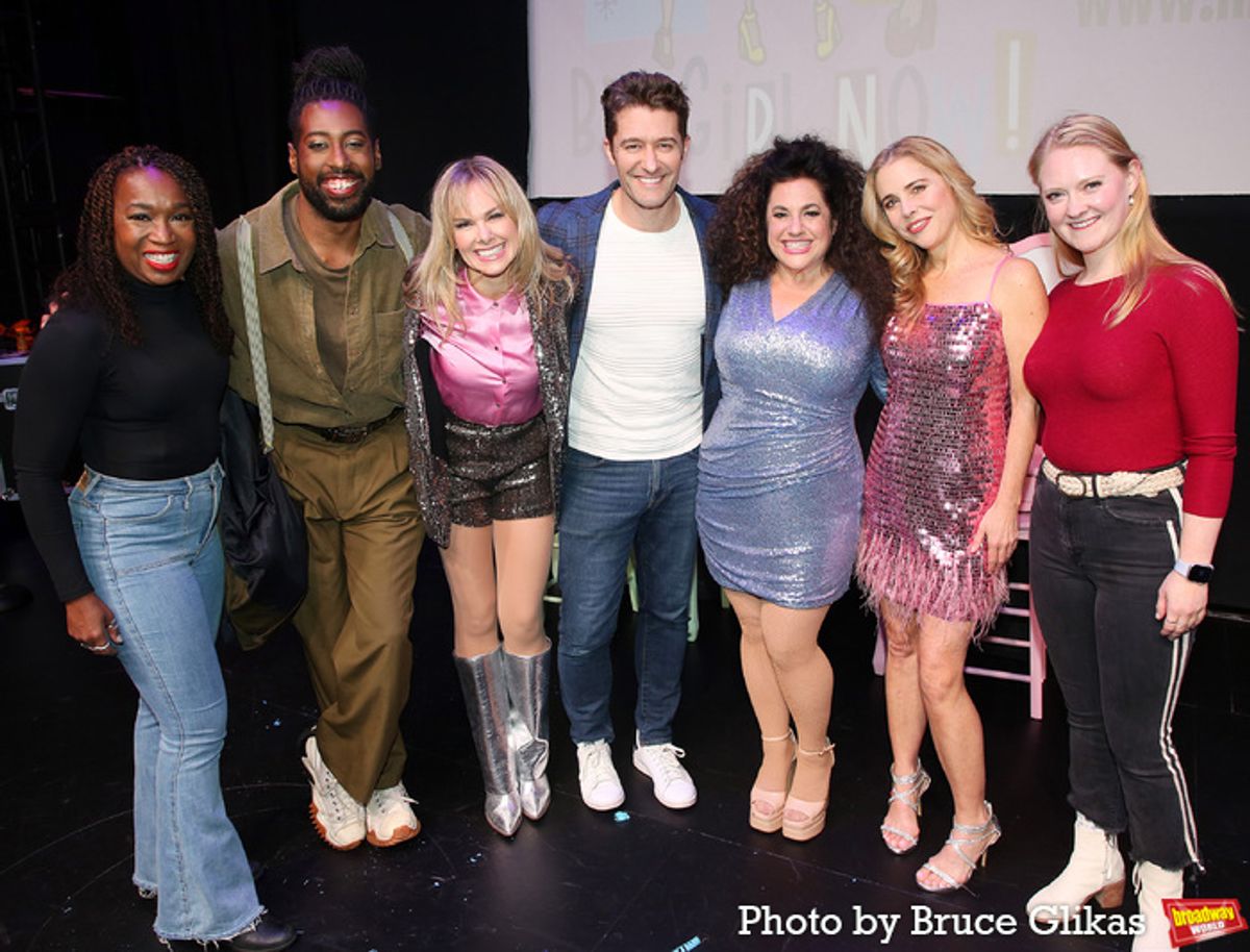 Laura Bell Bundy, Matthew Morrison, Marissa Jaret Winokur, Kerry Butler and The Cast of 'Mama, I'm a Big Girl Now!' at 