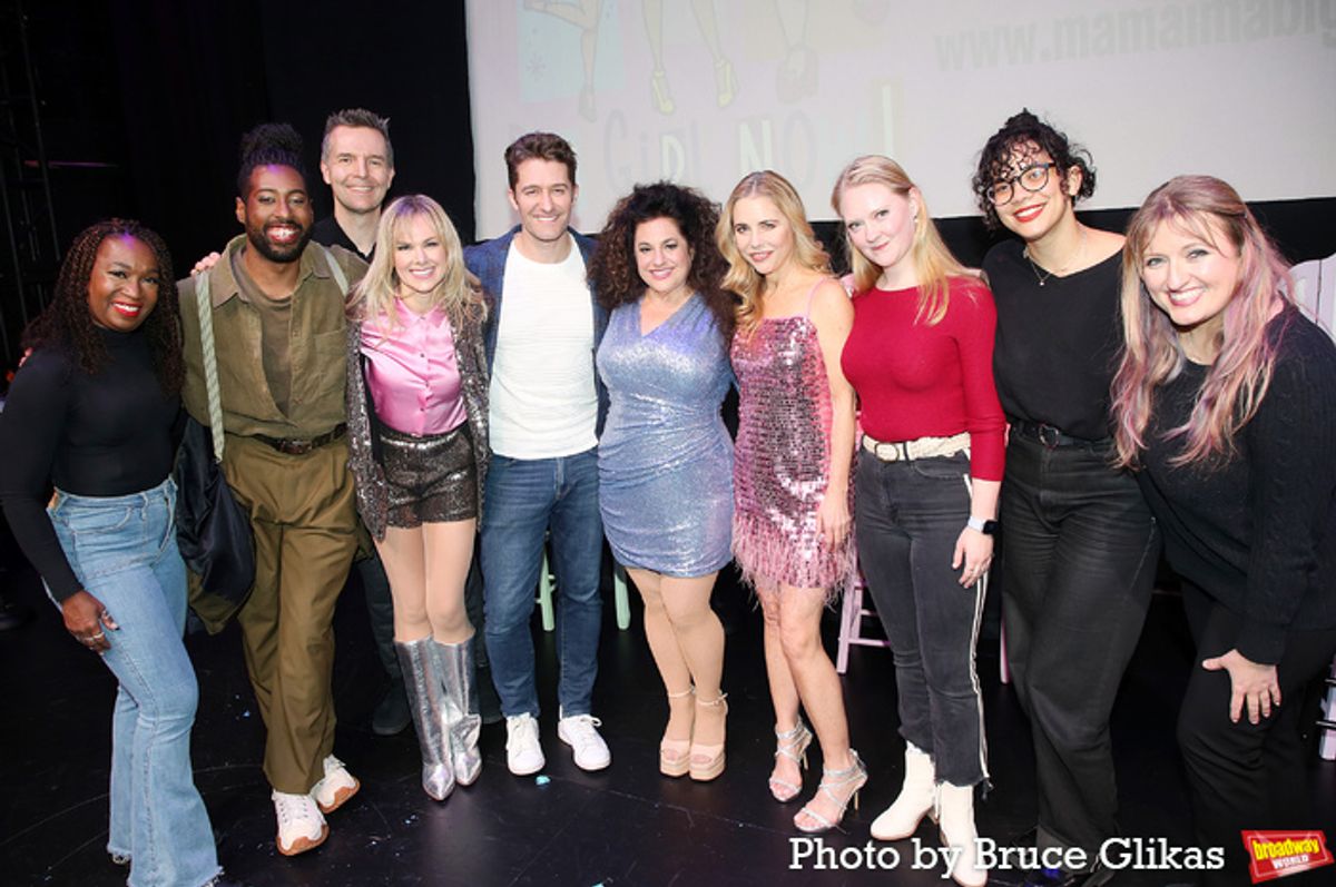 Laura Bell Bundy, Matthew Morrison, Marissa Jaret Winokur, Kerry Butler and The Cast and Band of 'Mama, I'm a Big Girl Now!' at 
