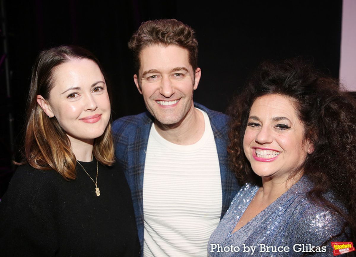 Aynsley Bubbico, Matthew Morrison and Marissa Jaret Winokur at 