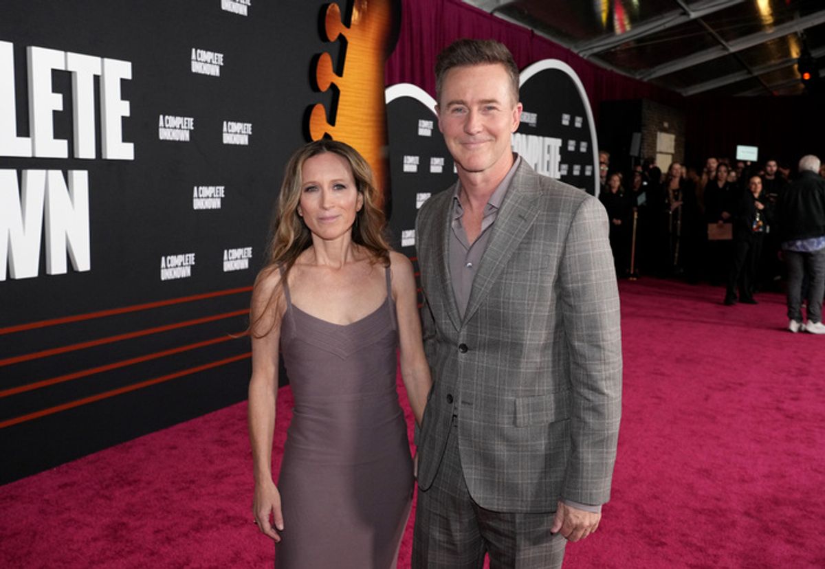 Shauna Robertson and Edward Norton at 