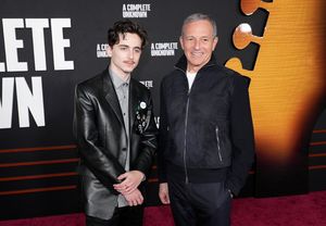 Timothée Chalamet and Bob Iger, The Walt Disney Company CEO @ BroadwayWorld Timothée Chalamet and Bob Iger, The Walt Disney Company CEO Photo