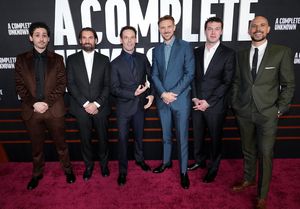 Nick Pupo, Alex Heineman, Scoot McNairy, Boyd Holbrook, Will Harrison and Fred Berger @ BroadwayWorld Nick Pupo, Alex Heineman, Scoot McNairy, Boyd Holbrook, Will Harrison and Fred Berger Photo