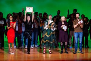 Nicole Scherzinger, Ruthie Ann Miles, Cole Escola, Jim Parsons @ BroadwayWorld Nicole Scherzinger, Ruthie Ann Miles, Cole Escola, Jim Parsons Photo