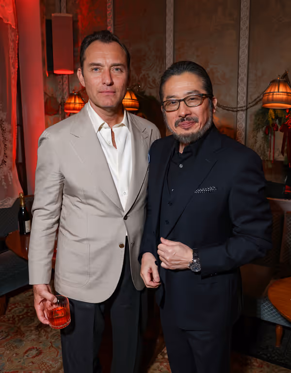 Jude Law and Hiroyuki Sanada Photo