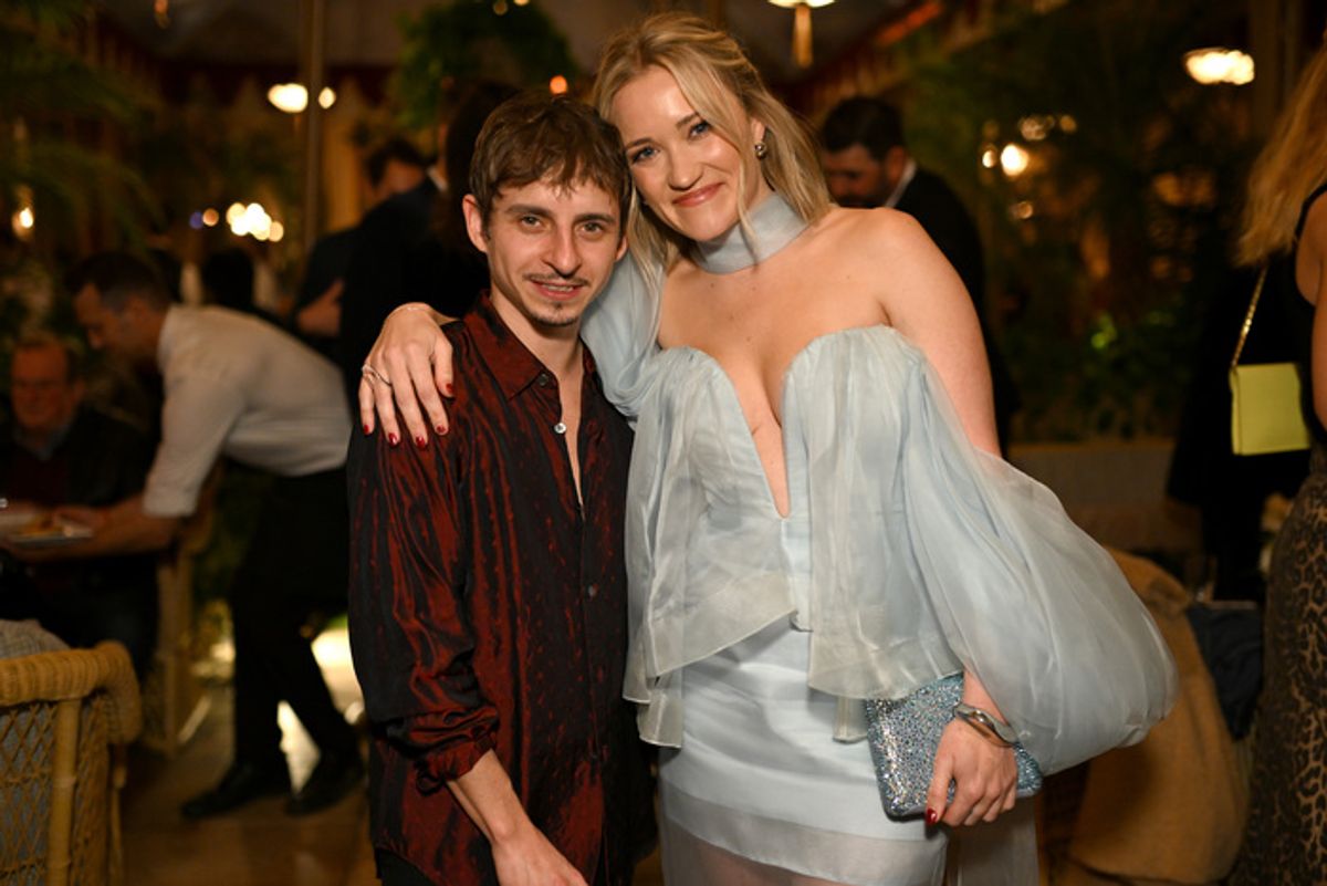 Moises Arias and Emily Osment at 