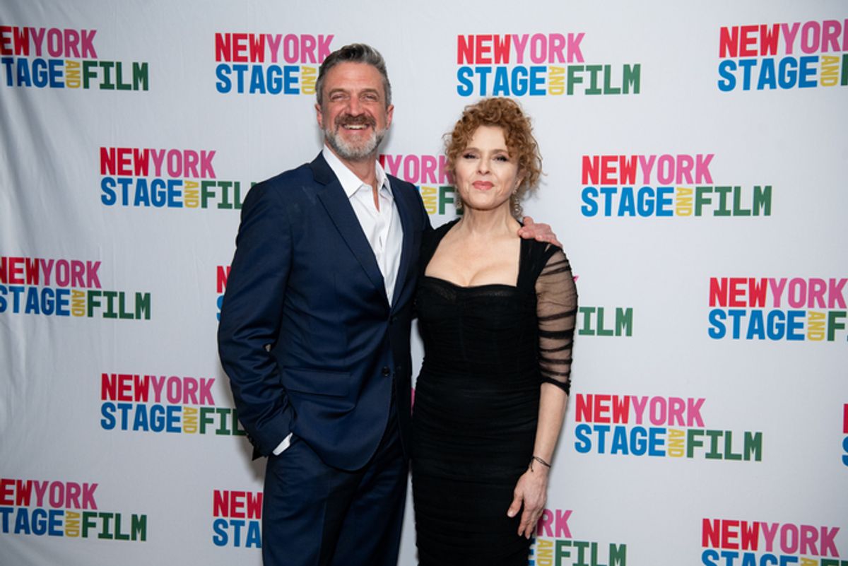 Raul Esparza, Bernadette Peters at 