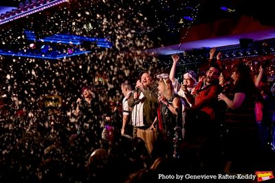 It snowed at 54 Below on The Cast of the 14th Annual Joe Iconis Christmas Extravaganz Photo