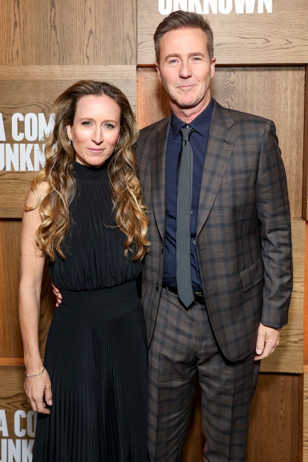 Shauna Robertson and Edward Norton Photo