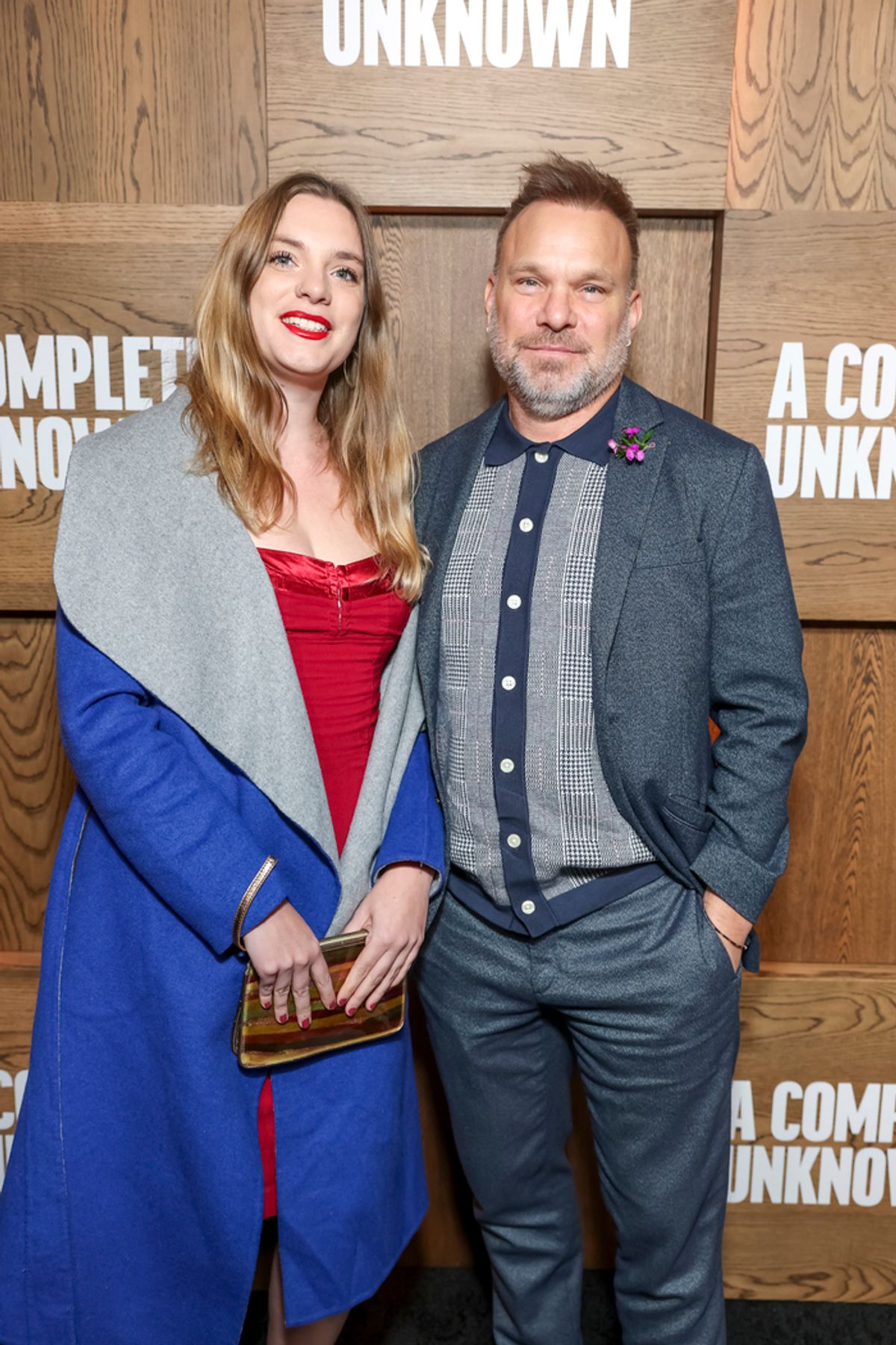 Norbert Leo Butz and Guest  at 