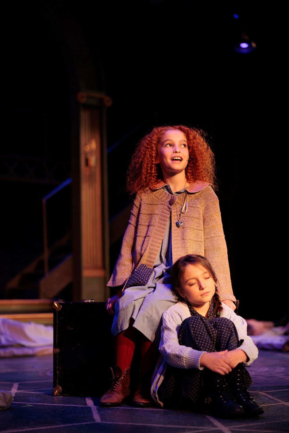 Ellen Gruber as Annie, Frankie McElroy as Molly (Photos by Michael Bessom Photography) at 
