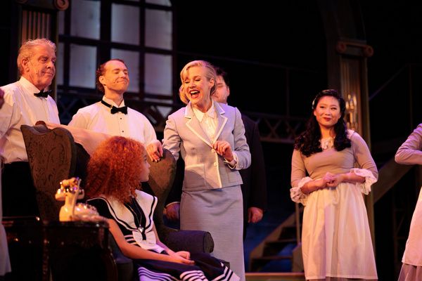 Rochelle Scudder (center) as Grace.  Dan Morrison, Cody Dent, Keith Kalinowski, Emily Photo