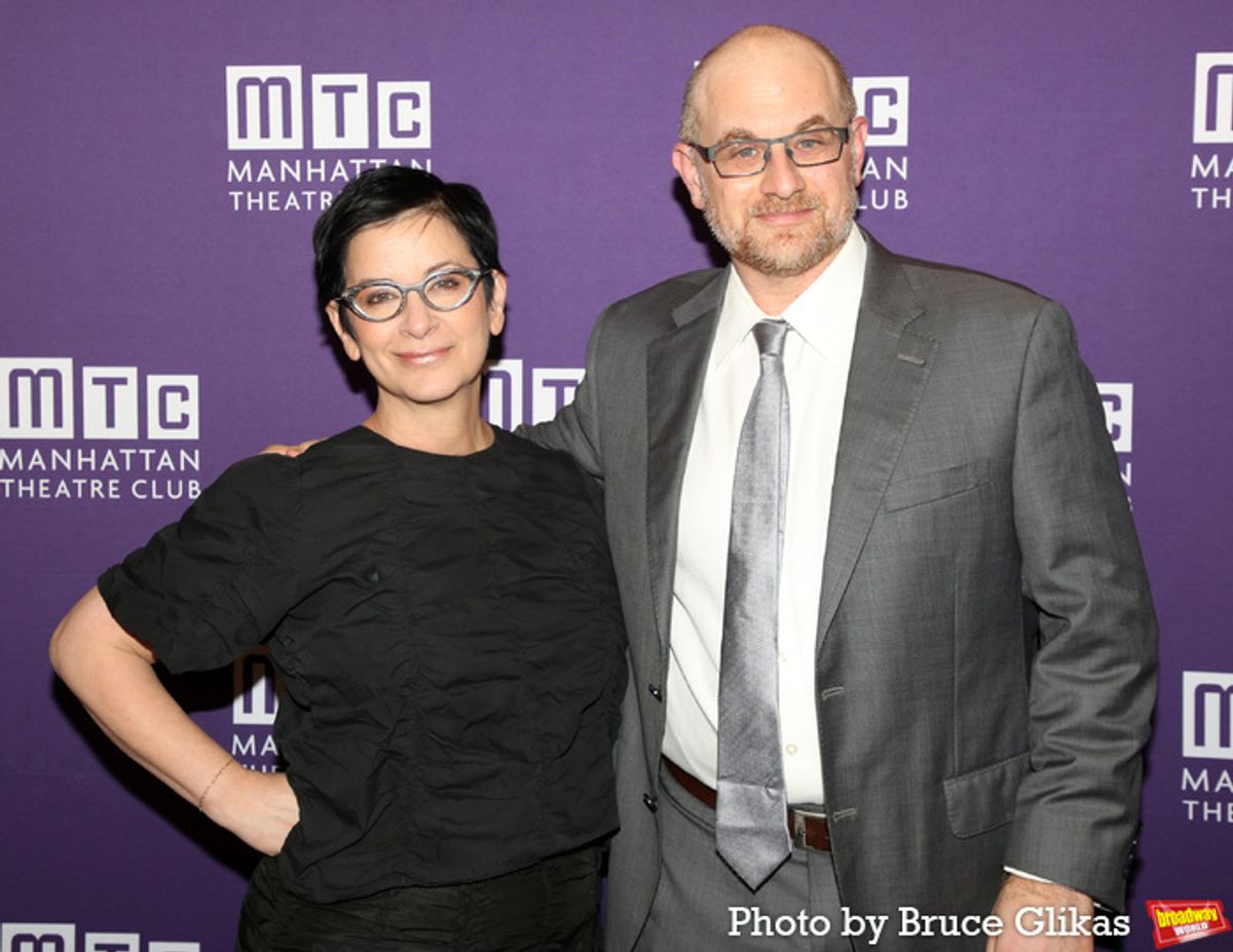 Director Anna D. Shapiro and Playwright Jonathan Spector at 