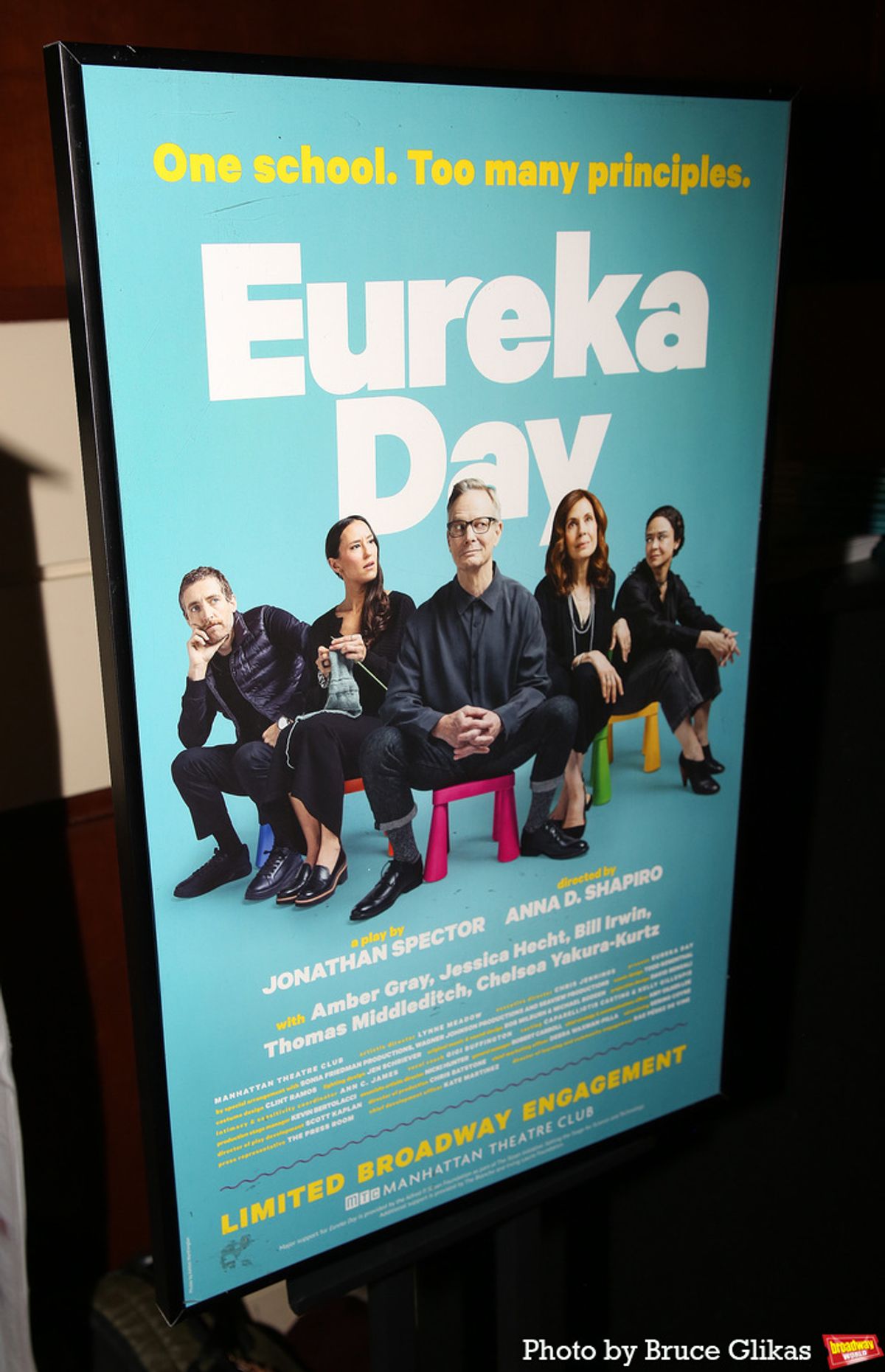 Signage at The Samuel J. Friedman Theatre at 