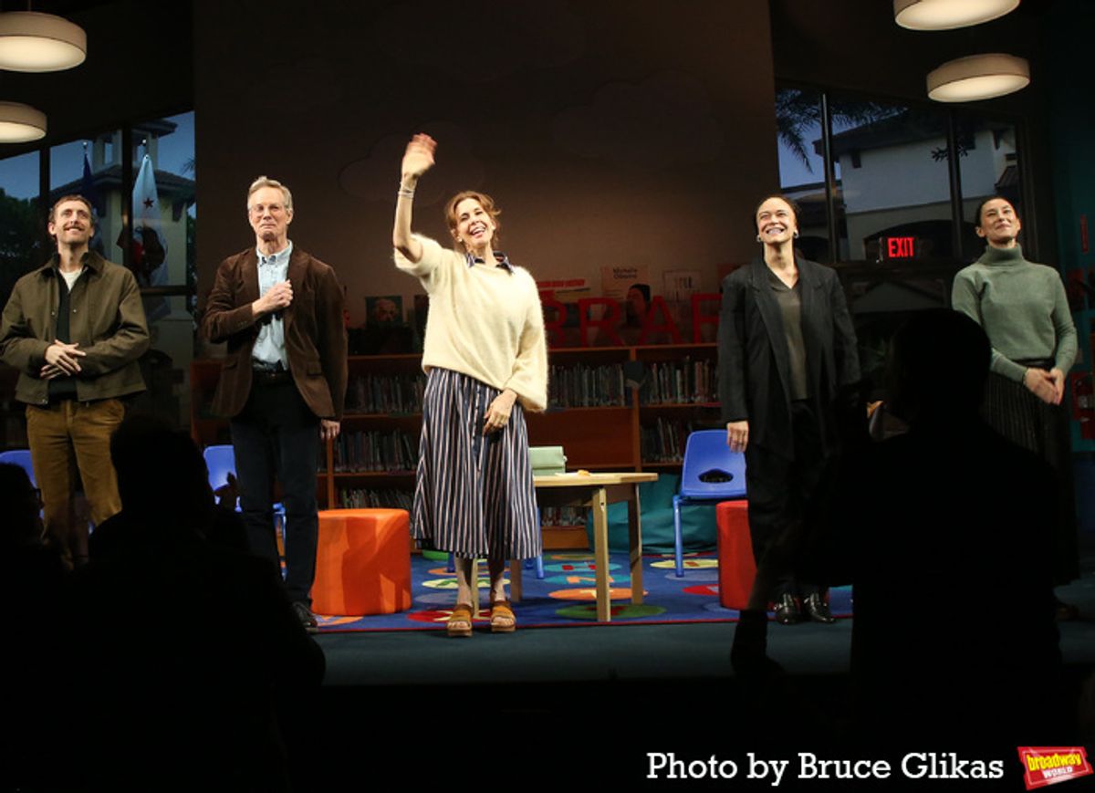 Thomas Middleditch, Bill Irwin, Jessica Hecht, Amber Gray and Chelsea Yakura-Kurtz  at 