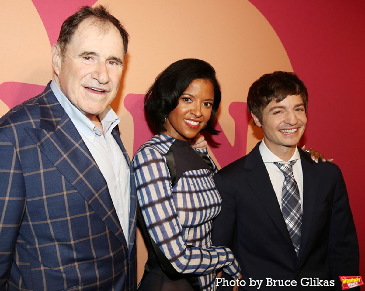Richard Kind, Renée Elise Goldsberry and Playwright Simon Rich at 