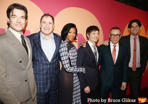 John Mulaney, Richard Kind, Renée Elise Goldsberry, Playwright Simon Rich, Fred Armisen and Director Alex Timbers @ BroadwayWorld John Mulaney, Richard Kind, Renée Elise Goldsberry, Playwright Simon Rich, Fred Armi Photo