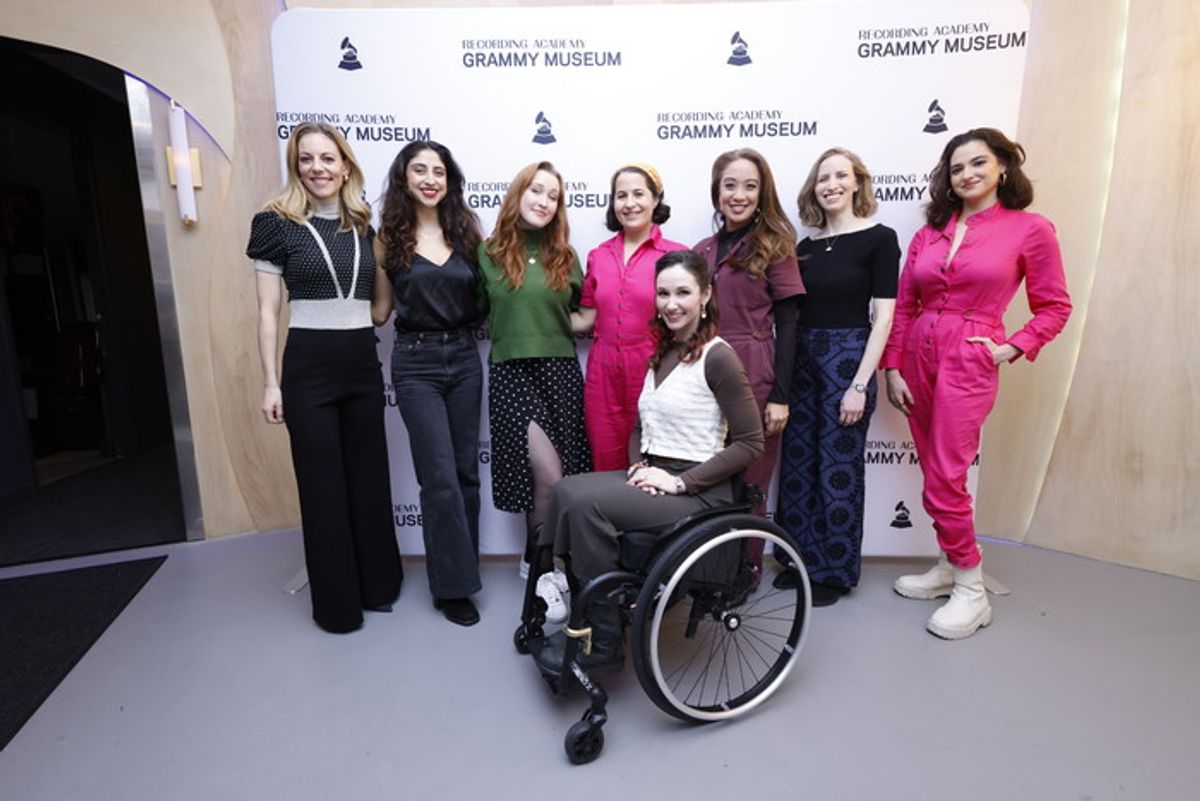 Kirsten Scott, Nadia Dandashi, Chessa Metz, Shaina Taub, Jenna Bainbridge, Jaygee Macapugay, Andrea Grody and Hannah Cruz at 