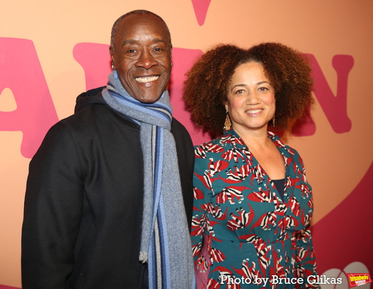 Don Cheadle and Bridgid Coulter at 