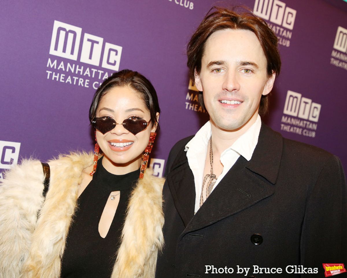 Eva Noblezada and Reeve Carney at 